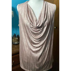 Worthington XL Womens' Sleeveless Blouse Top-Cream Color